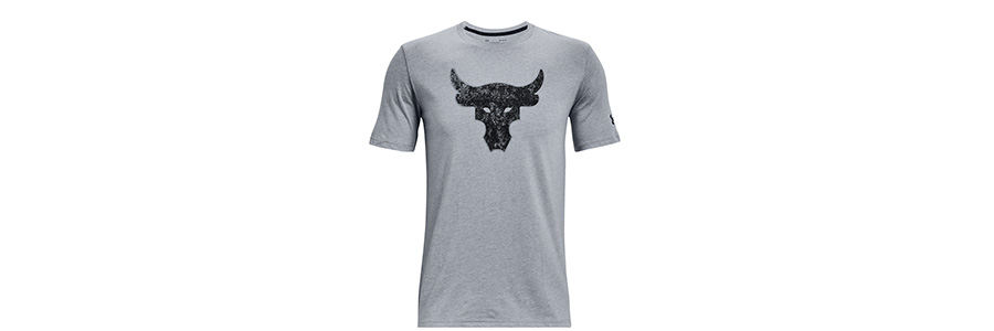 Camiseta Under Armour Project Rock II Brahma Bull Preta 
