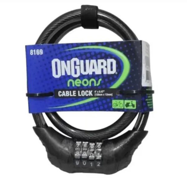 Cadeado Onguard Neon 8169 Com Segredo 1